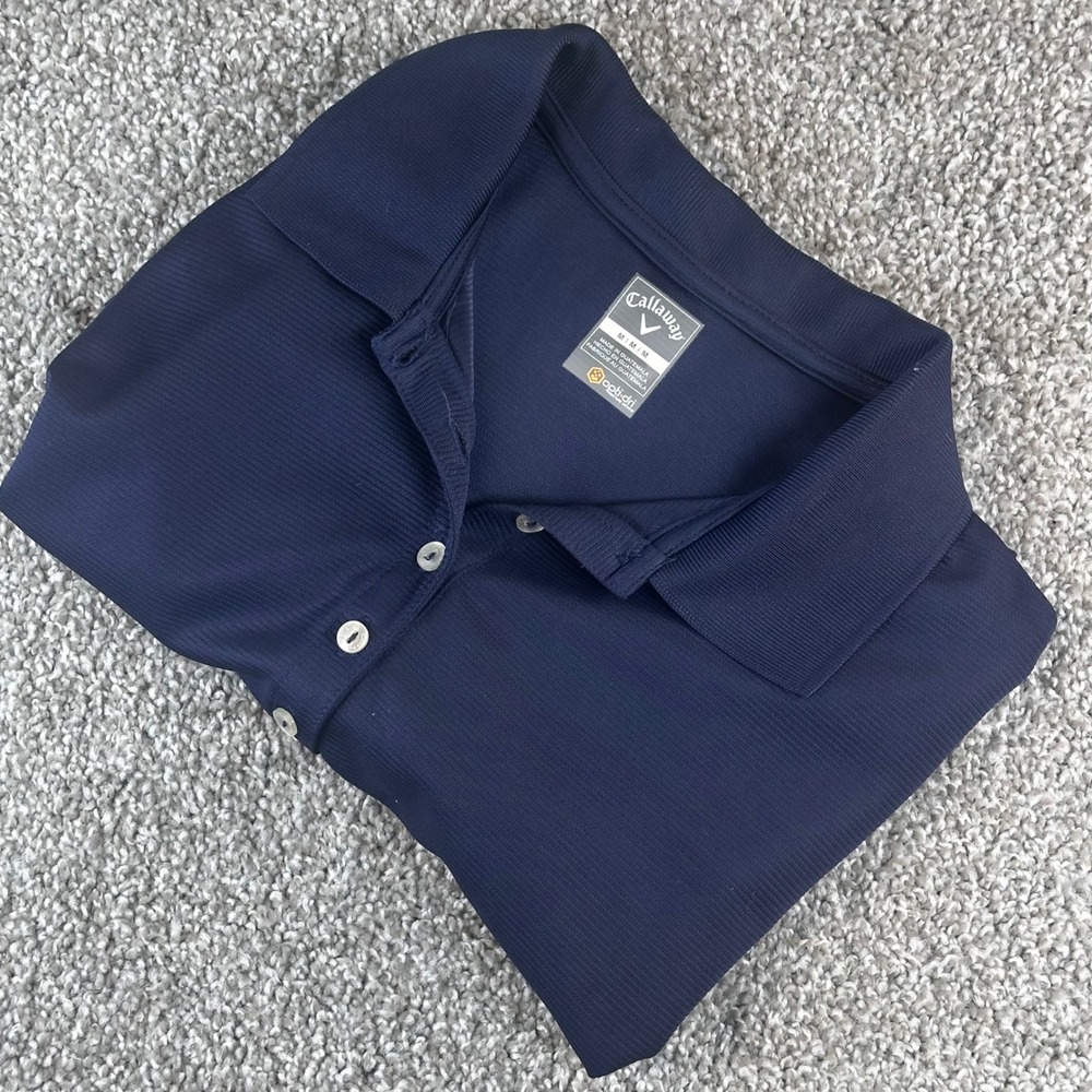 Callaway Men's Navy Short Sleeve Polo